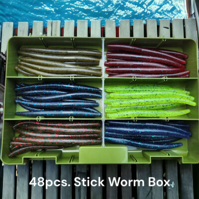 53 Piece Stick Worm Box