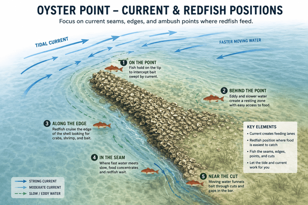 Fishing Oyster Bars for Redfish